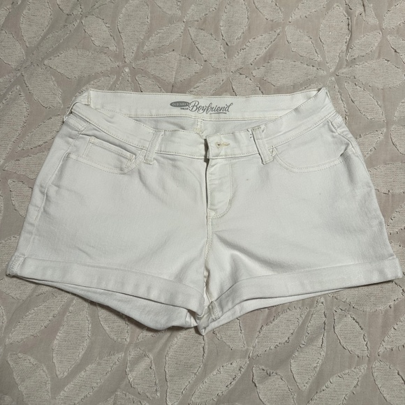 Old Navy white denim shorts, size 4 regular - Picture 1 of 3